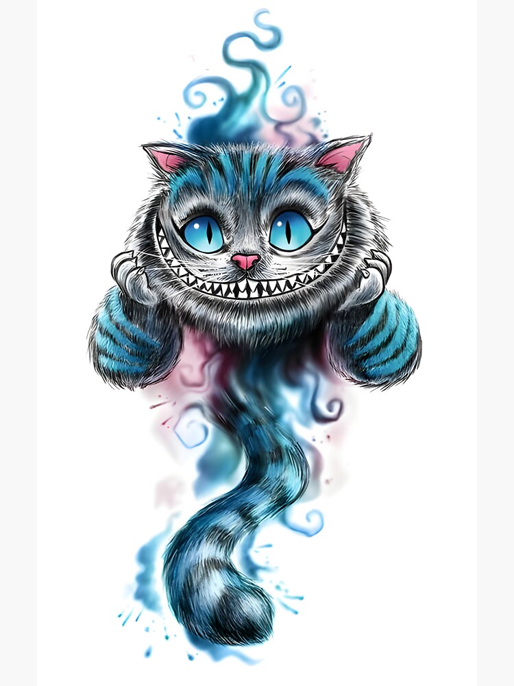 Cheshire cat,3d | Sticker