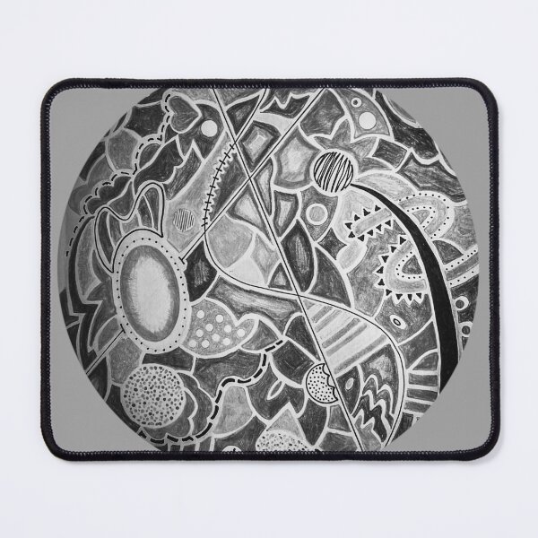 Item preview, Gray abstract globe designed and sold by Dimakesthings.