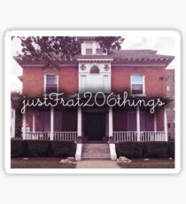 Just Frat 206 Things Sticker