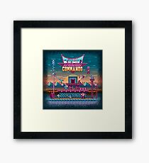 Commando Bionic Framed Print