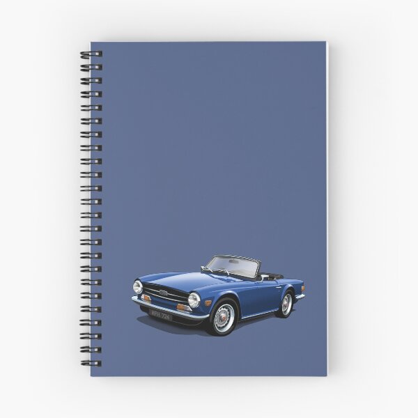 Item preview, Triumph TR6 in dark blue designed and sold by candc-retro.