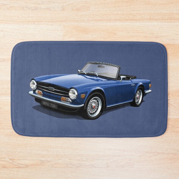 Item preview, Triumph TR6 in dark blue designed and sold by candc-retro.