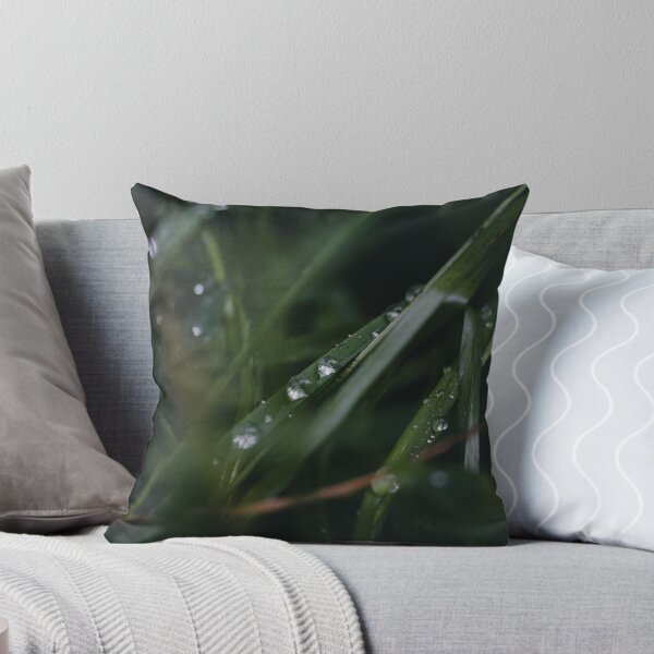 Item preview, Drops of water on a tiny blade of grass designed and sold by VaclavSonnek.