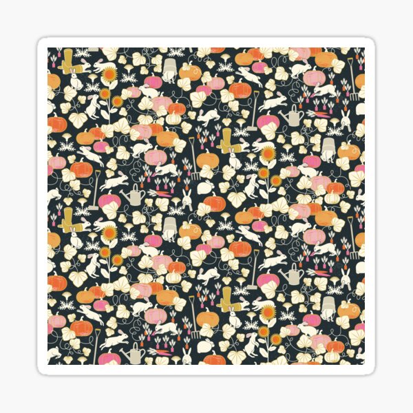 Delicious Vegetable Patch - Slate Gray Sticker