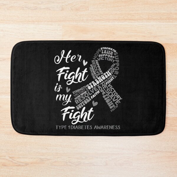 Item preview, Type 1 Diabetes Awareness Her Fight is my Fight designed and sold by heckforddewey.