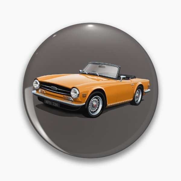 Artikelvorschau, Triumph TR6 in Orange entworfen und verkauft von candc-retro.