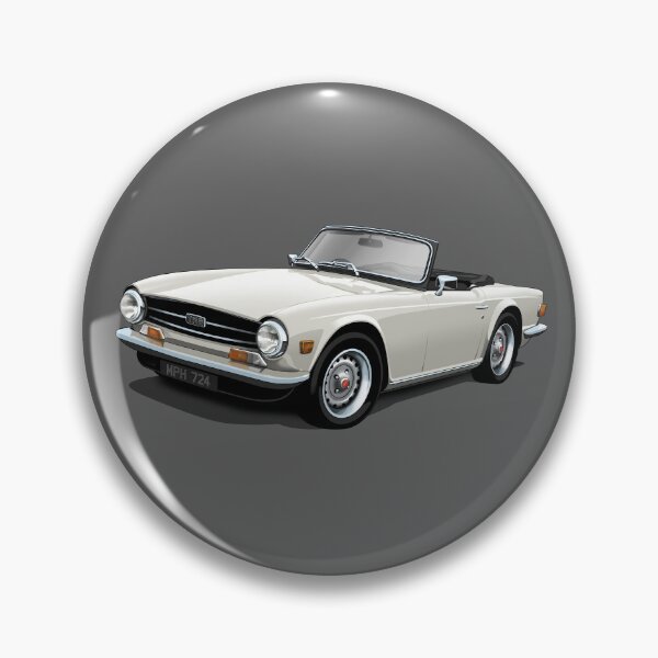 Item preview, Triumph TR6 in white designed and sold by candc-retro.