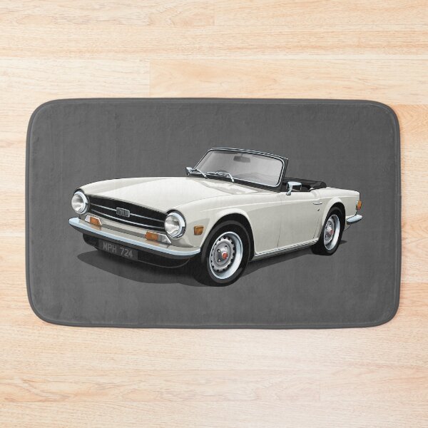 Item preview, Triumph TR6 in white designed and sold by candc-retro.