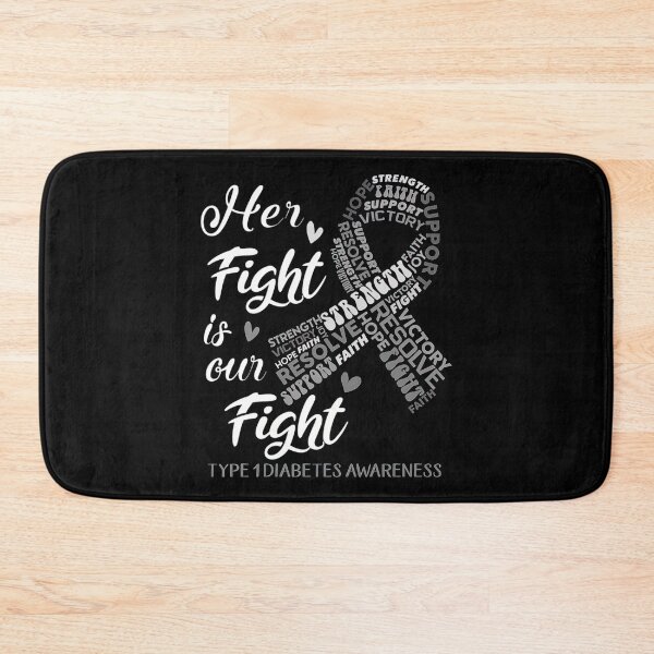 Item preview, Type 1 Diabetes Awareness Her Fight is our Fight designed and sold by heckforddewey.