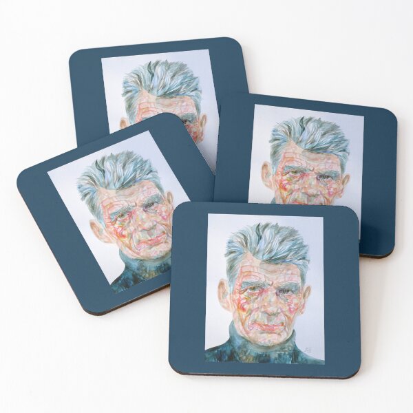 Item preview, SAMUEL BECKETT watercolor portrait.10   designed and sold by Balmasurya.