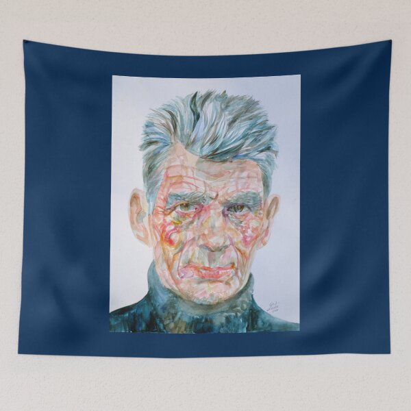 Item preview, SAMUEL BECKETT watercolor portrait.10   designed and sold by Balmasurya.