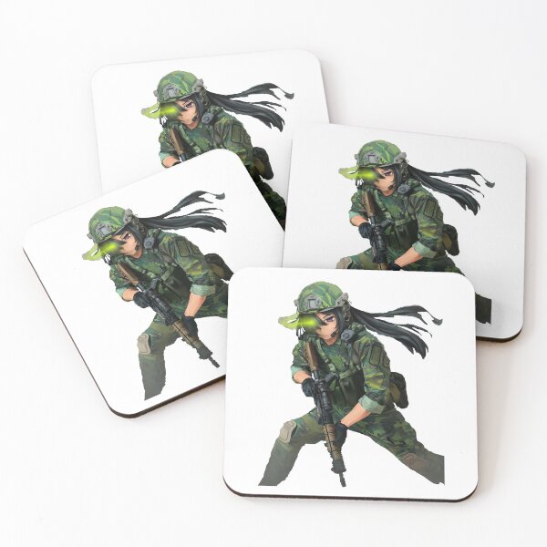 Item preview, Vintage Colorful Military Art Fans Anime Cute Gun Special War Rules Not To Follow designed and sold by MollySpielvogel.