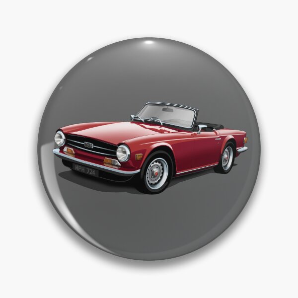 Artikelvorschau, Triumph TR6 in Kastanienbraun entworfen und verkauft von candc-retro.