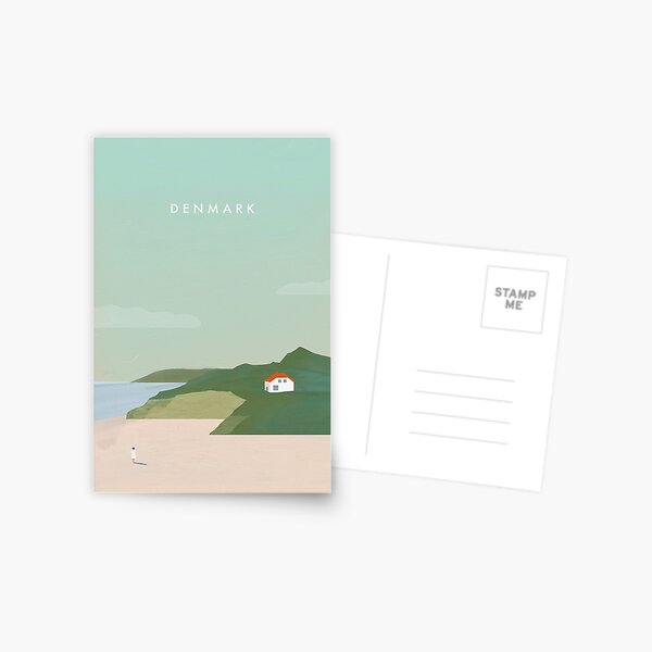 Item preview, Denmark illustration designed and sold by Anna Katinka Reinke.