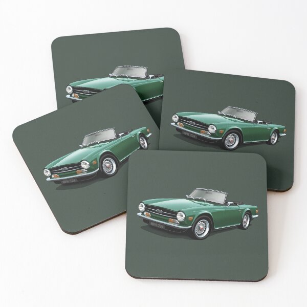 Item preview, Triumph TR6 in dark green designed and sold by candc-retro.