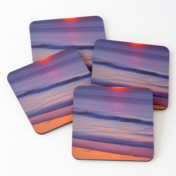 Item preview, STUNNING OCEAN SUNSET PURPLE TOUCHING THE SAND designed and sold by sailorsam1805.