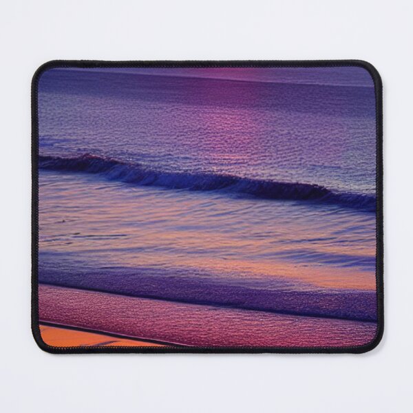 Item preview, STUNNING OCEAN SUNSET PURPLE TOUCHING THE SAND designed and sold by sailorsam1805.