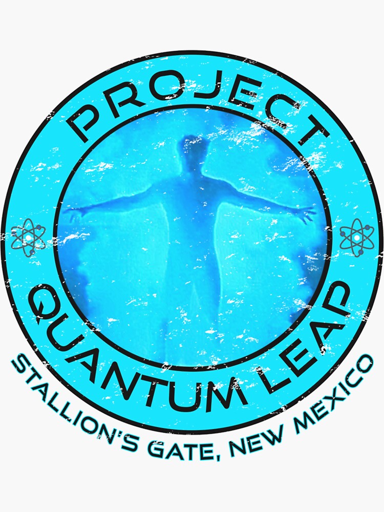 "Distressed Project Quantum Leap " Sticker for Sale by Balmasurya