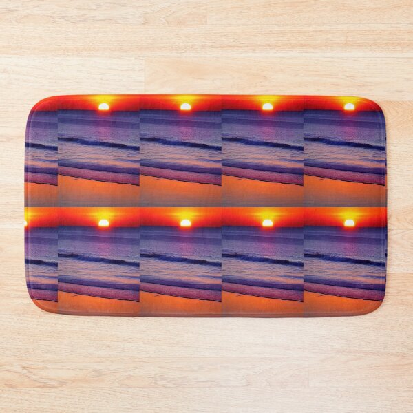 Item preview, STUNNING OCEAN SUNSET PURPLE TOUCHING THE SAND designed and sold by sailorsam1805.