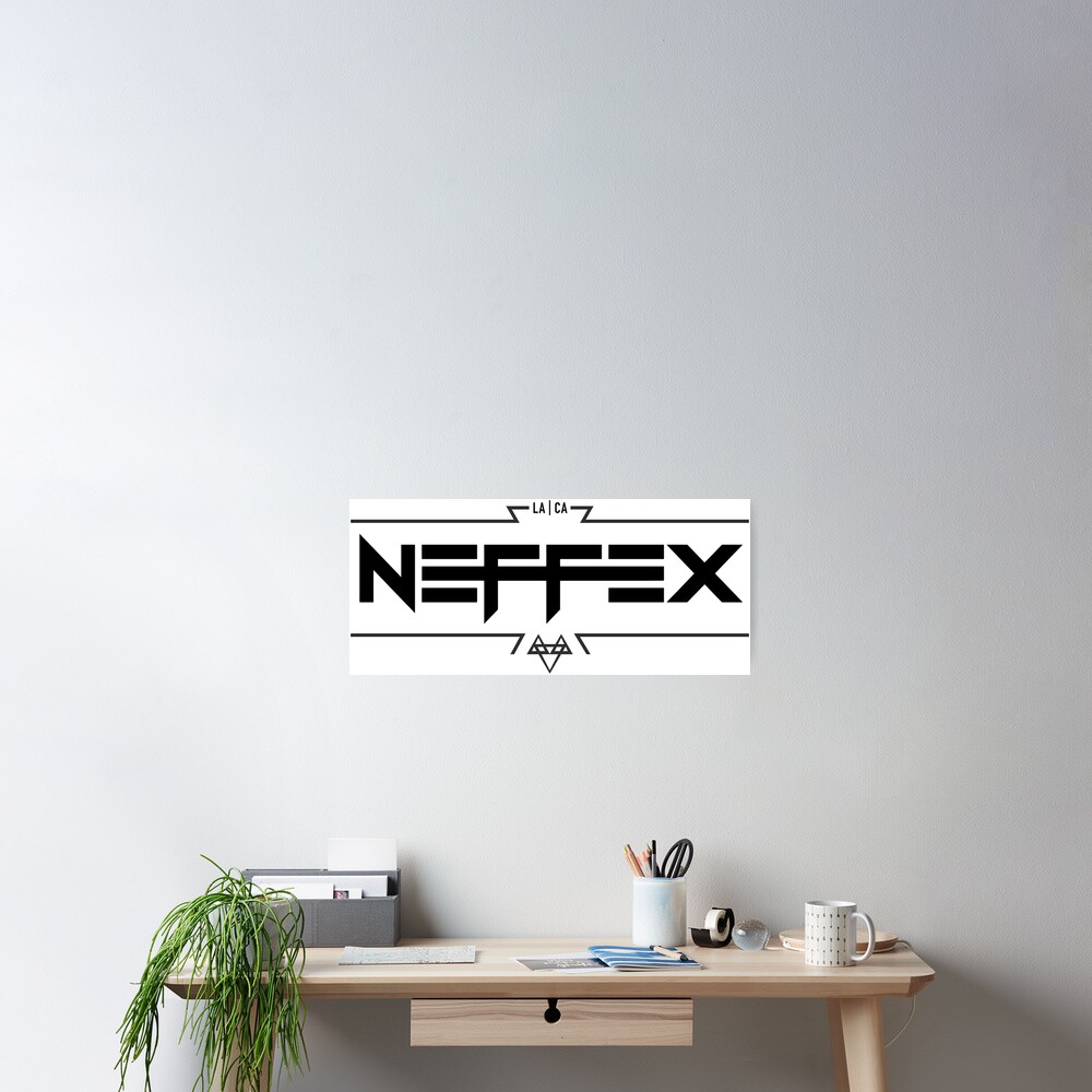 "NEFFEX Word Logo Black" Poster by Neffex | Redbubble