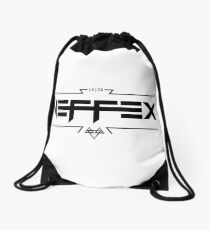 NEFFEX Word Logo Black Drawstring Bag
