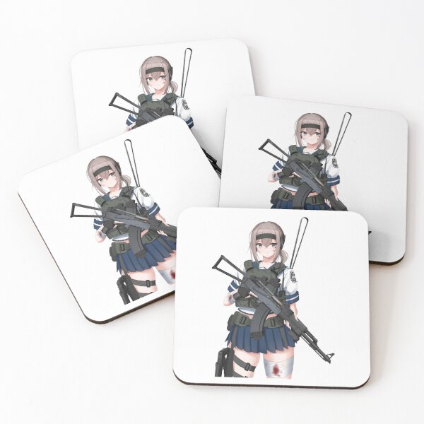 Aperçu de l'œuvre Vintage Design Anime Girl With Gun Le plus grand pour les meilleurs garçons de filles créée et vendue par MollySpielvogel.