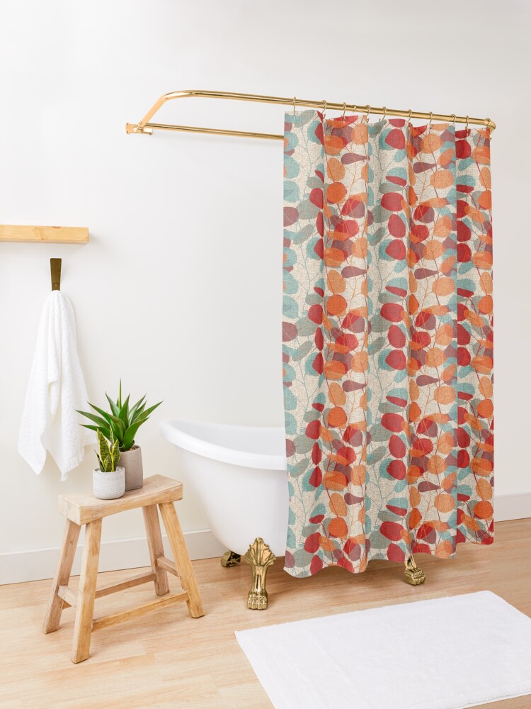 Alternate view of Lunaria Shower Curtain