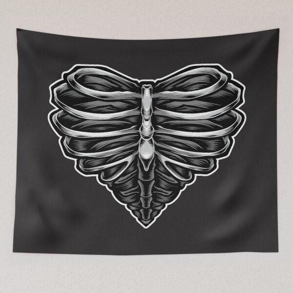 Item preview, Heart shaped skeleton designed and sold by NourmasDesigns.