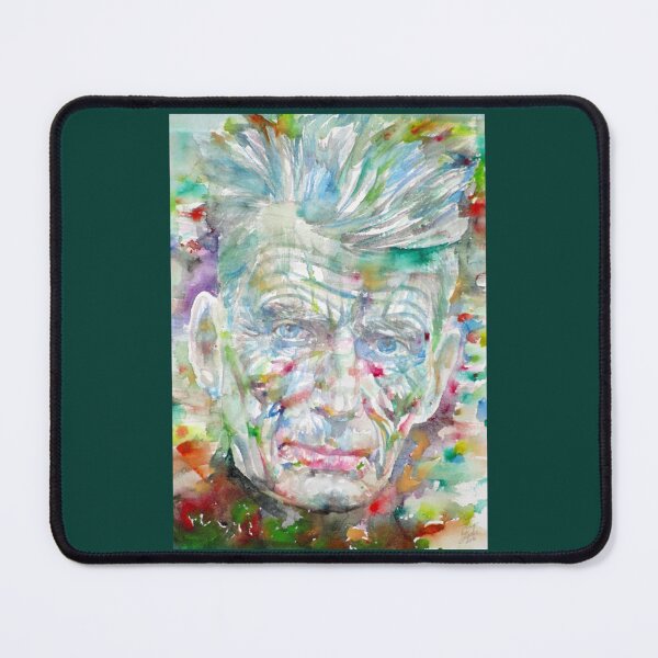Item preview, SAMUEL BECKETT watercolor portrait.7   designed and sold by Balmasurya.
