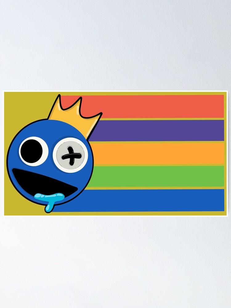 Blue Rainbow Friends Posters for Sale