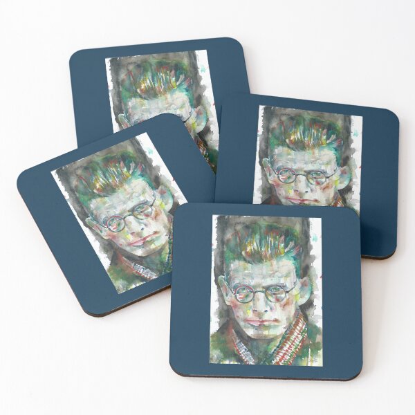 Item preview, SAMUEL BECKETT watercolor portrait.11   designed and sold by Balmasurya.