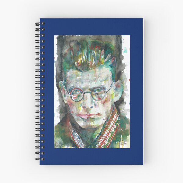 Item preview, SAMUEL BECKETT watercolor portrait.11   designed and sold by Balmasurya.