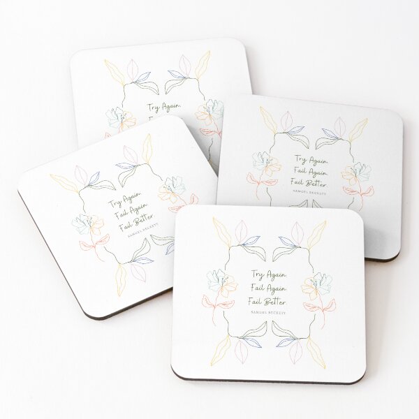 Item preview, Try again, fail again, fail better.  Quote by Samuel Beckett    designed and sold by Balmasurya.