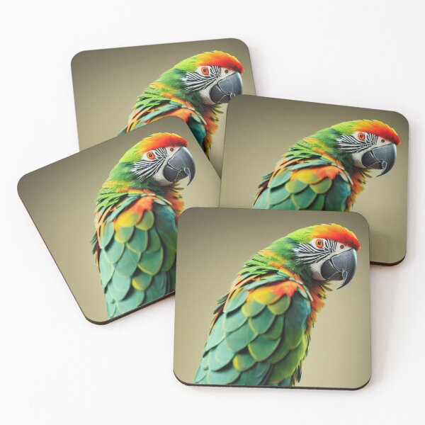 Item preview, Macaw parrot on a branch in the jungle designed and sold by PM-Artistic.