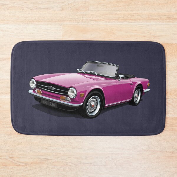 Item preview, Triumph TR6 in magenta designed and sold by candc-retro.
