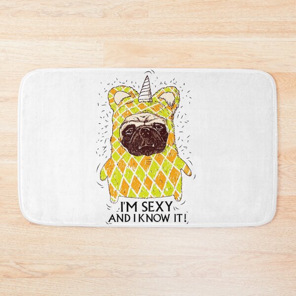 Item preview, I am sexy and I know it, Dog, Dogs, animal, animals, Unicorn, gift, gifts, t-shirt, mug, cup designed and sold by Elshan Ilyasov.