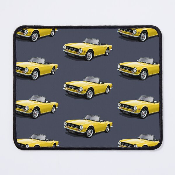 Item preview, Triumph TR6 in yellow designed and sold by candc-retro.