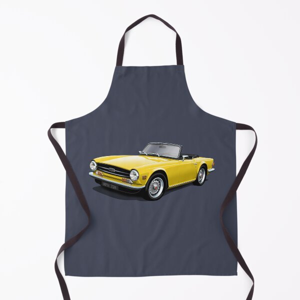 Item preview, Triumph TR6 in yellow designed and sold by candc-retro.