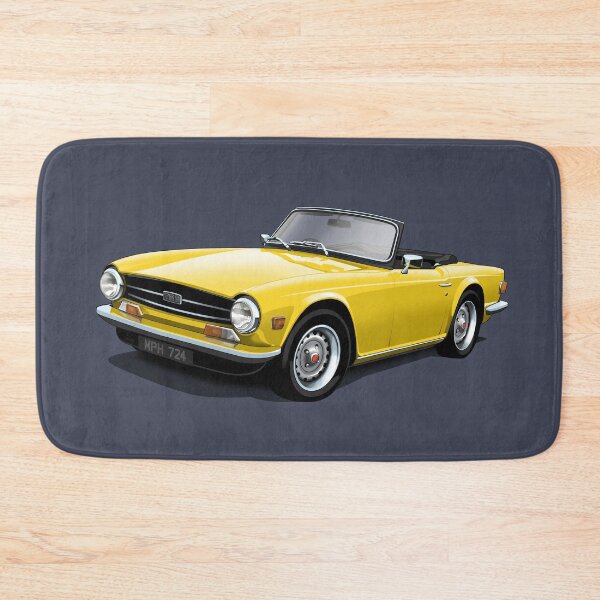 Item preview, Triumph TR6 in yellow designed and sold by candc-retro.