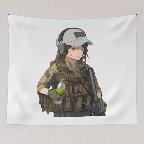 Aperçu de l'œuvre Vintage Great Military Art Fans Anime Cute Gun Special War Tout le monde devrait créée et vendue par MollySpielvogel.