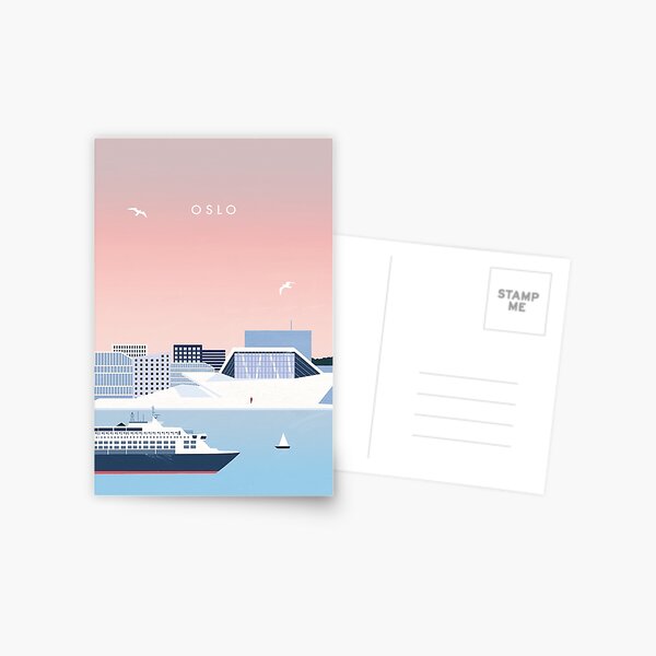 Item preview, Oslo illustration designed and sold by katinkareinke.