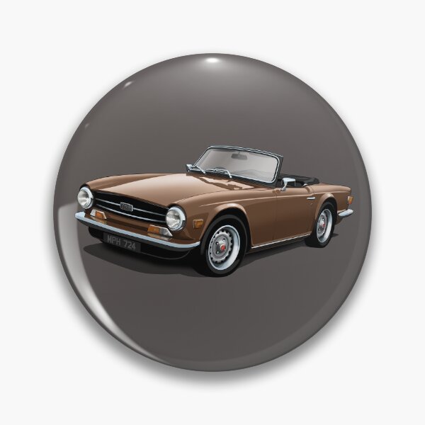 Artikelvorschau, Triumph TR6 in braun entworfen und verkauft von candc-retro.