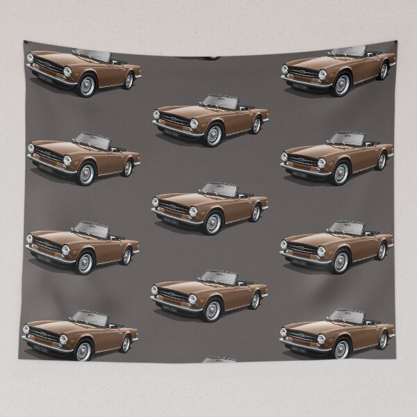 Item preview, Triumph TR6 in brown designed and sold by candc-retro.