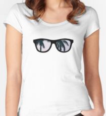 Nerdy Palms Women's Fitted Scoop T-Shirt