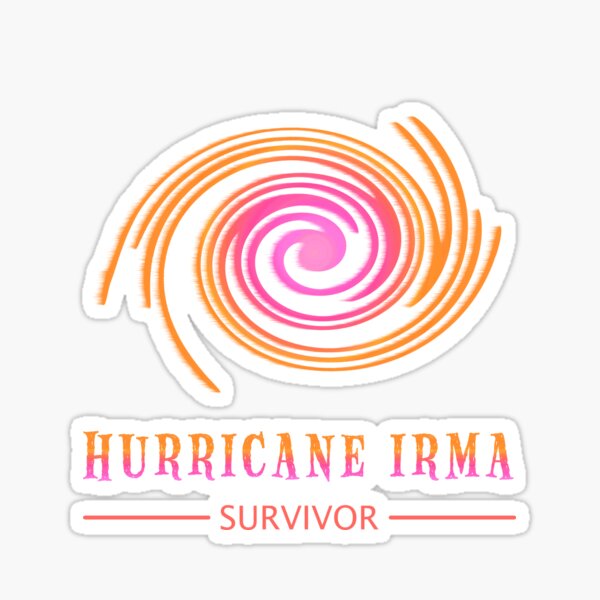 Hurricane Irma Survivor Sticker