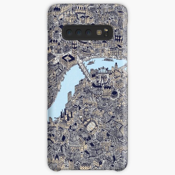 London Map Drawing color Samsung Galaxy Snap Case