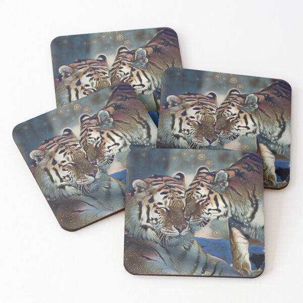 Item preview, TIGER LOVE PAINTING designed and sold by KatisDesign.