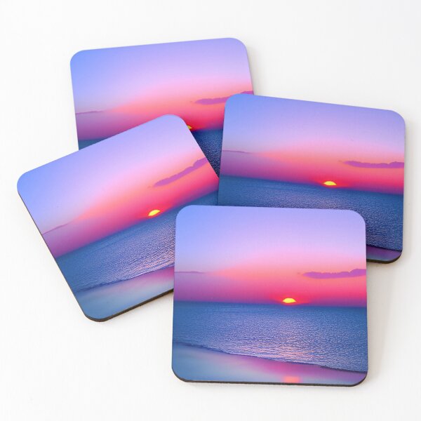 Item preview, STUNNING PURPLE AND ORANGE OCEAN SUNSET  designed and sold by sailorsam1805.