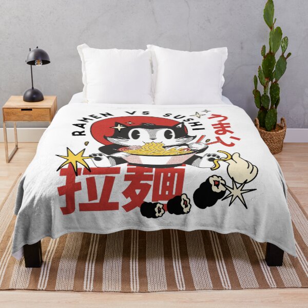 Item preview, Kawaii Ramen Cat Japanese Neko Noodle Retro Anime designed and sold by MrEddie10.