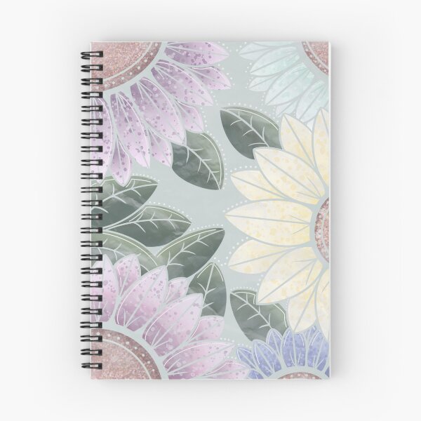 Item preview, Girasoles pastel en verde designed and sold by Kerrie Owens.